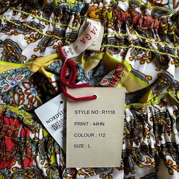 NEW Raga Tropical Romper Vacation Aztec Resortwear Paisley Playsuit Artsy Boho - Picture 3 of 8